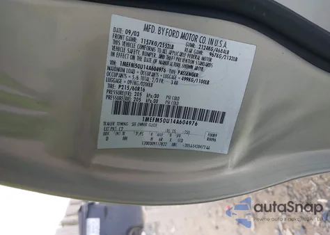 2004 Mercury Sable Gs из США, поврежденный, VIN 1MEFM50U14A604976